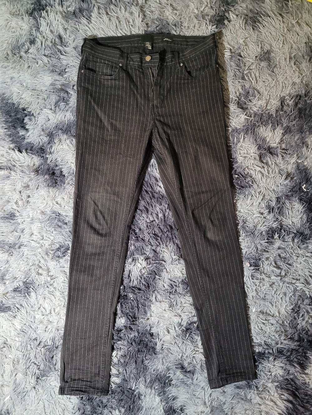 Pinstripe H&M Skinny Jeans